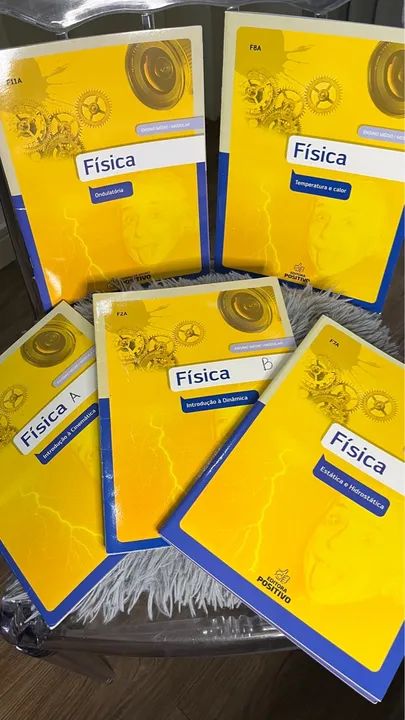 Kit 9 Módulos de Física - Editora Positivo - Ensino Médio