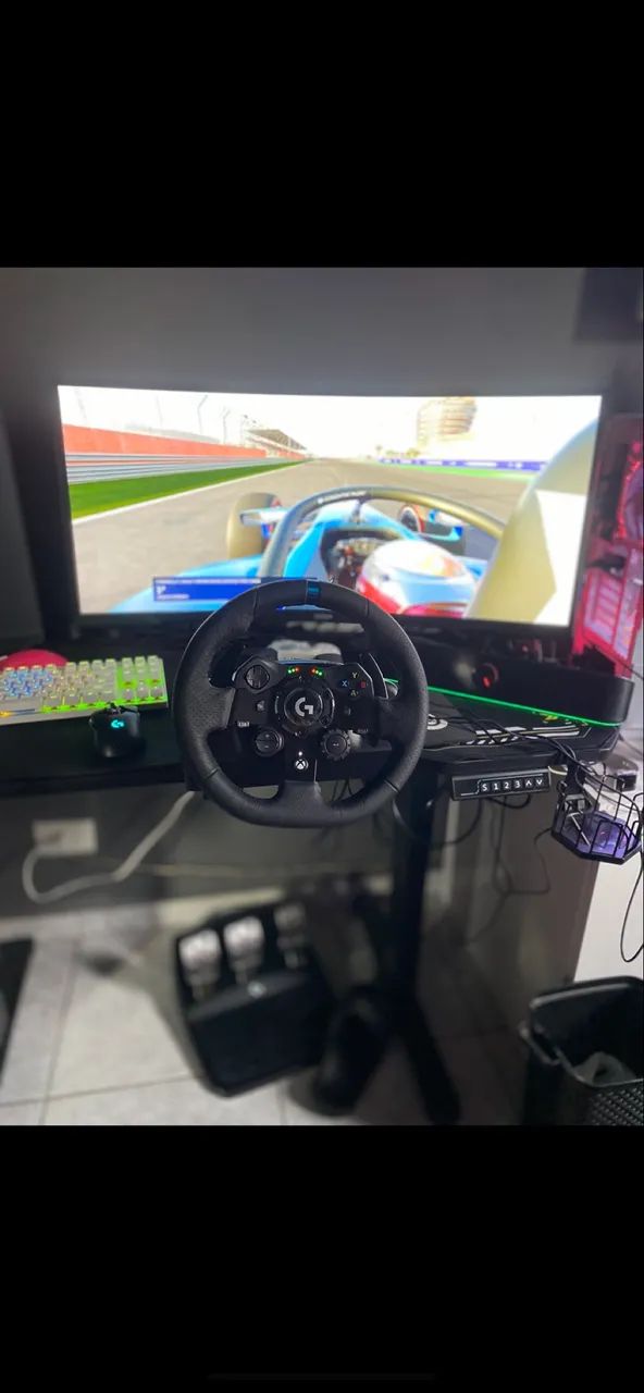 Volante Logitech G923 + câmbio  - Foto 3