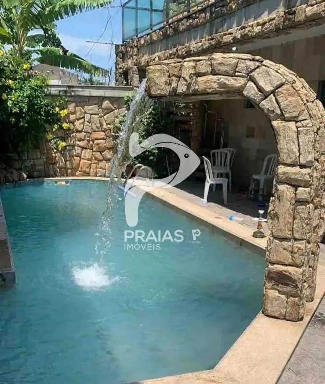 Casa com piscina, 5 dormitórios, Enseada, Guarujá