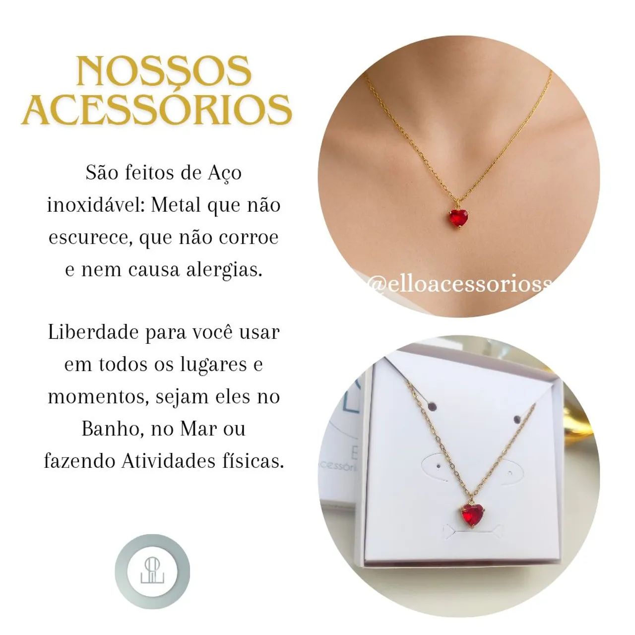 Colar Feminino Amor Escarlate  - Foto 5