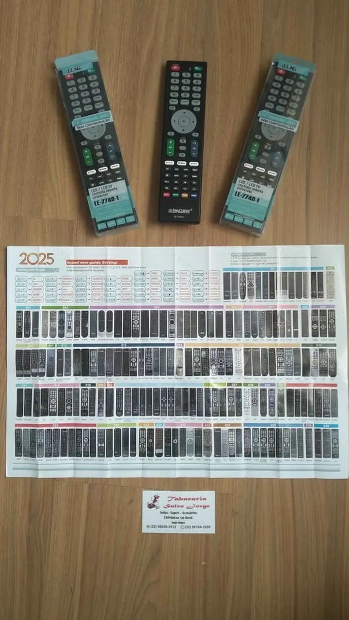 Controle remoto Universal para TV