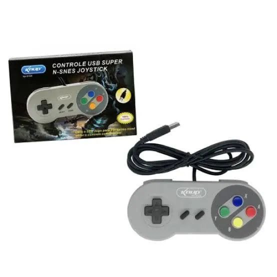 Controle joystick usb fio knup