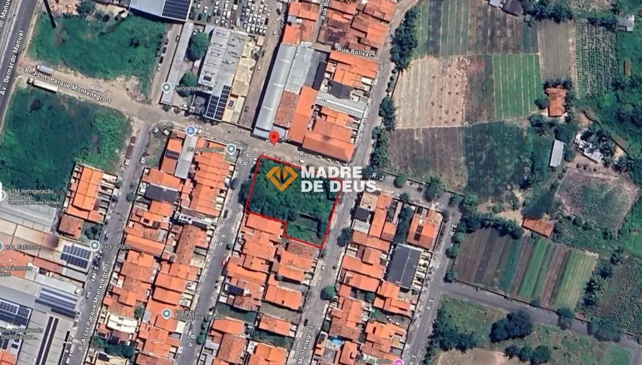 Terreno de esquina no Parque dois Irmãos 1.450m²