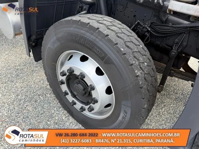 VW 26.280 2022 TRAÇADO 6X4 CHASSIS 5,00M - Foto 12