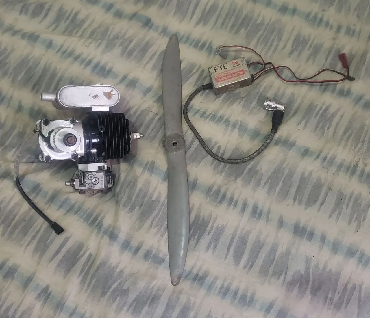 Motor Aeromodelo 30cc Turnigy Gasolina - Foto 5