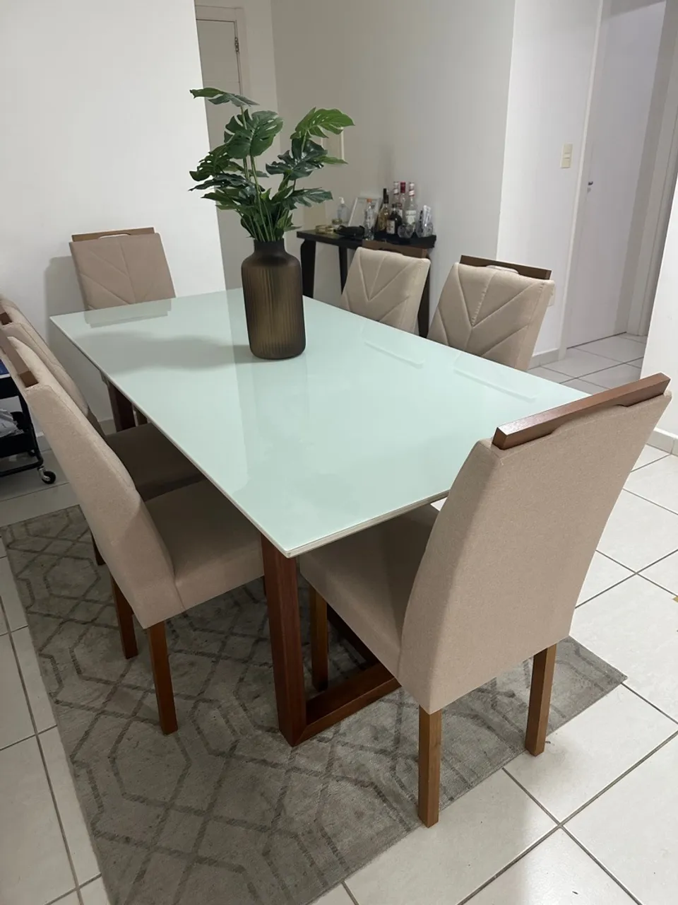 Mesa de Jantar com 6 Cadeiras