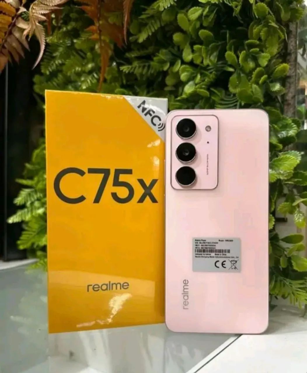 Celular Realme com NFC C75x 256Gb+8ram (Novo) com Entrega Grátis 