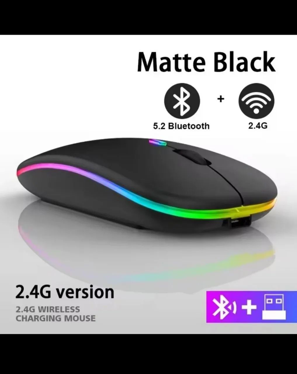 Mouse Bluetooth Recarregável