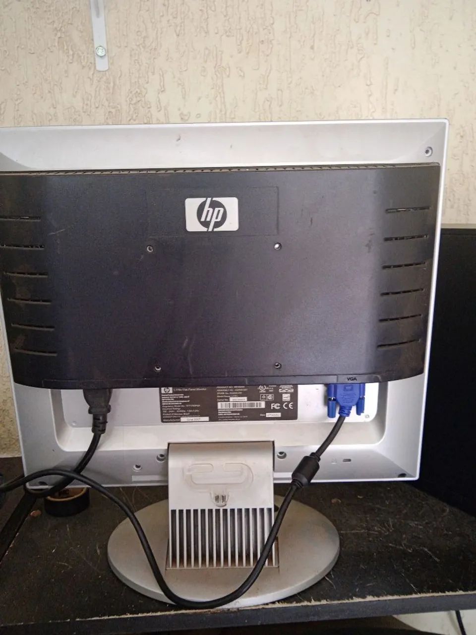 Monitor 17  polegadas hp completo - Foto 4