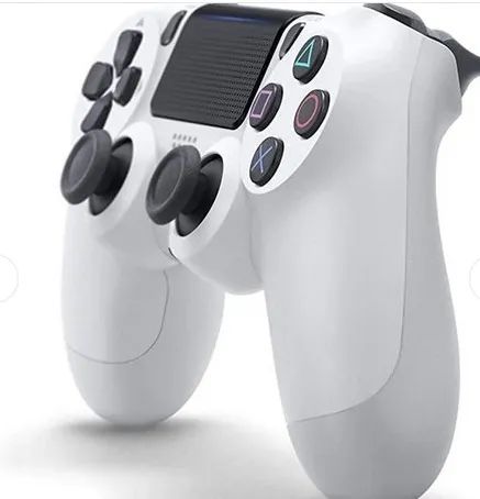 Controle DualShock sem fio para Playstation 4, Computador e Android Cor Branco - Foto 5