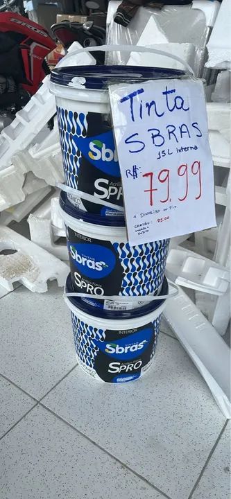 Tinta Sbras Pro - 15L Acrílica - Interior