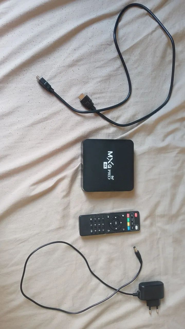 MXQ Pro 5G Android TV Box 4K(usado)