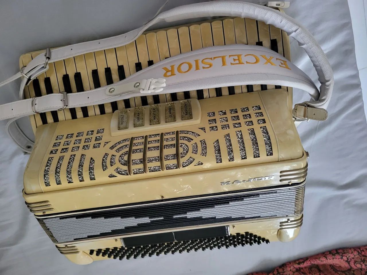 Sanfona Acordeon Italiana 120 baixos uma joia