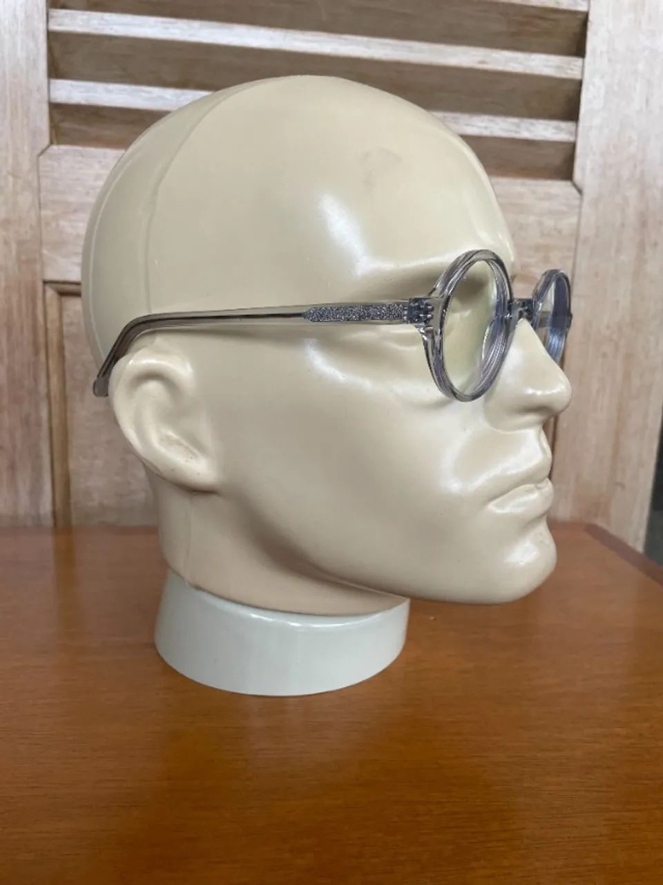 Óculos Lahtref armação Ed acetato transparente cristal - Foto 3