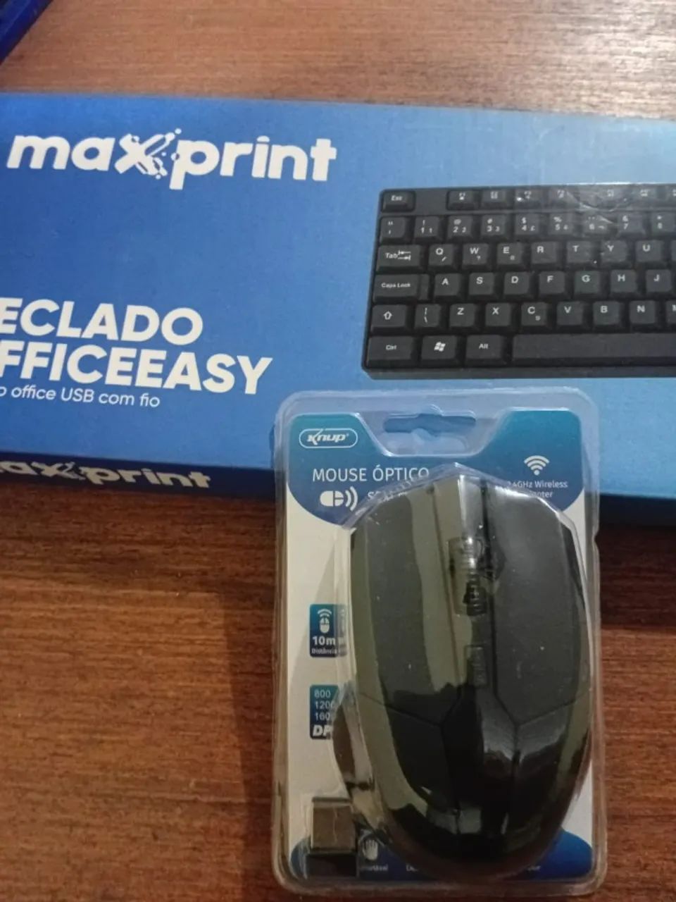 KIT MOUSE SEM FIO, TECLADO, MOUSE PAD - Foto 3