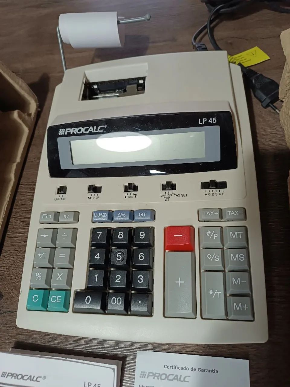 Calculadora com Impressão PROCALC LP 45 *** LEIA O ANÚNCIO*** - Foto 2