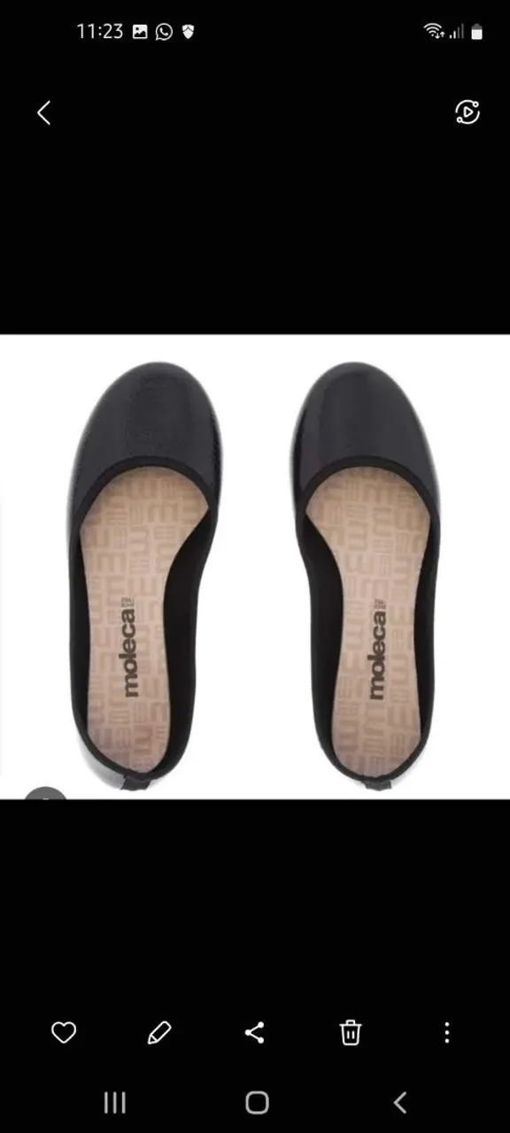 Sapatilha Moleca Preta - Conforto e Estilo!