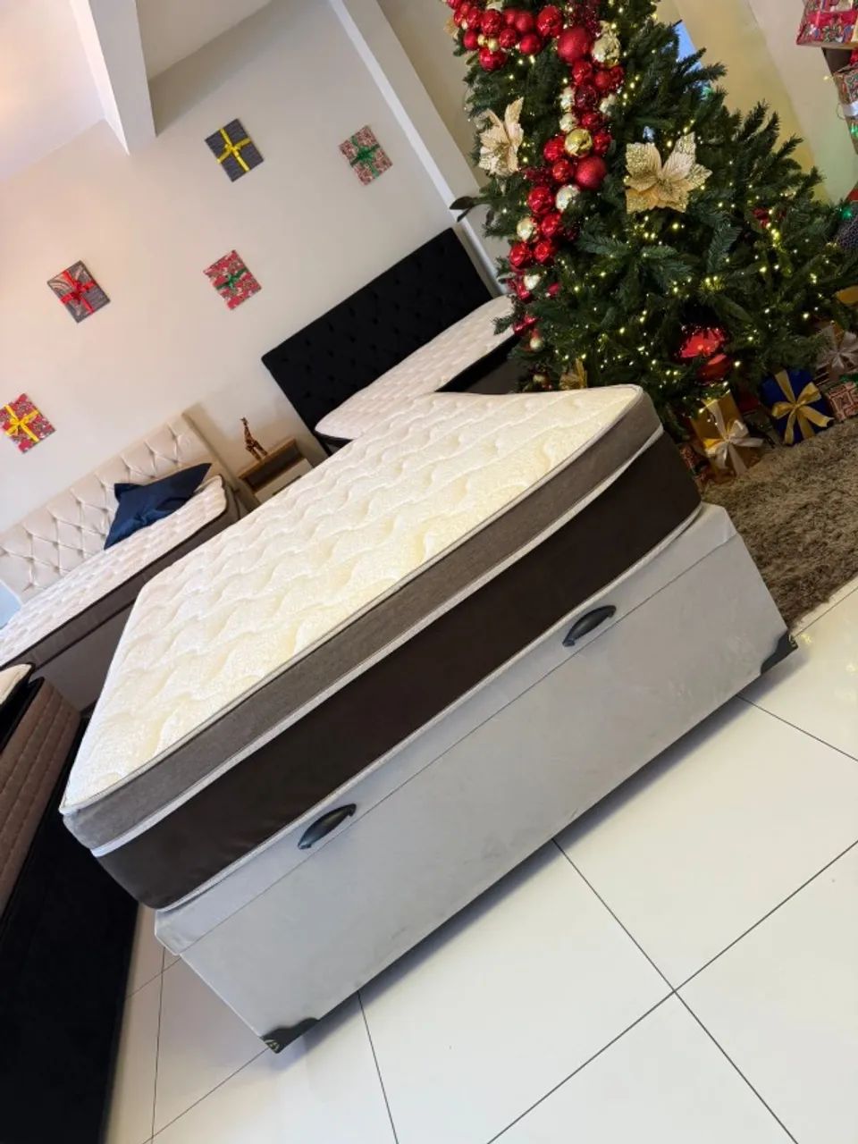 Cama box Casal BAÚ NOVA - Entrego!  - Foto 5