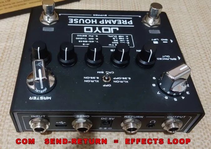 Pedal PRE AMP - Joyo - Praticamente Novo - Perfeito Estado - Pedal de Guitarra - Foto 4