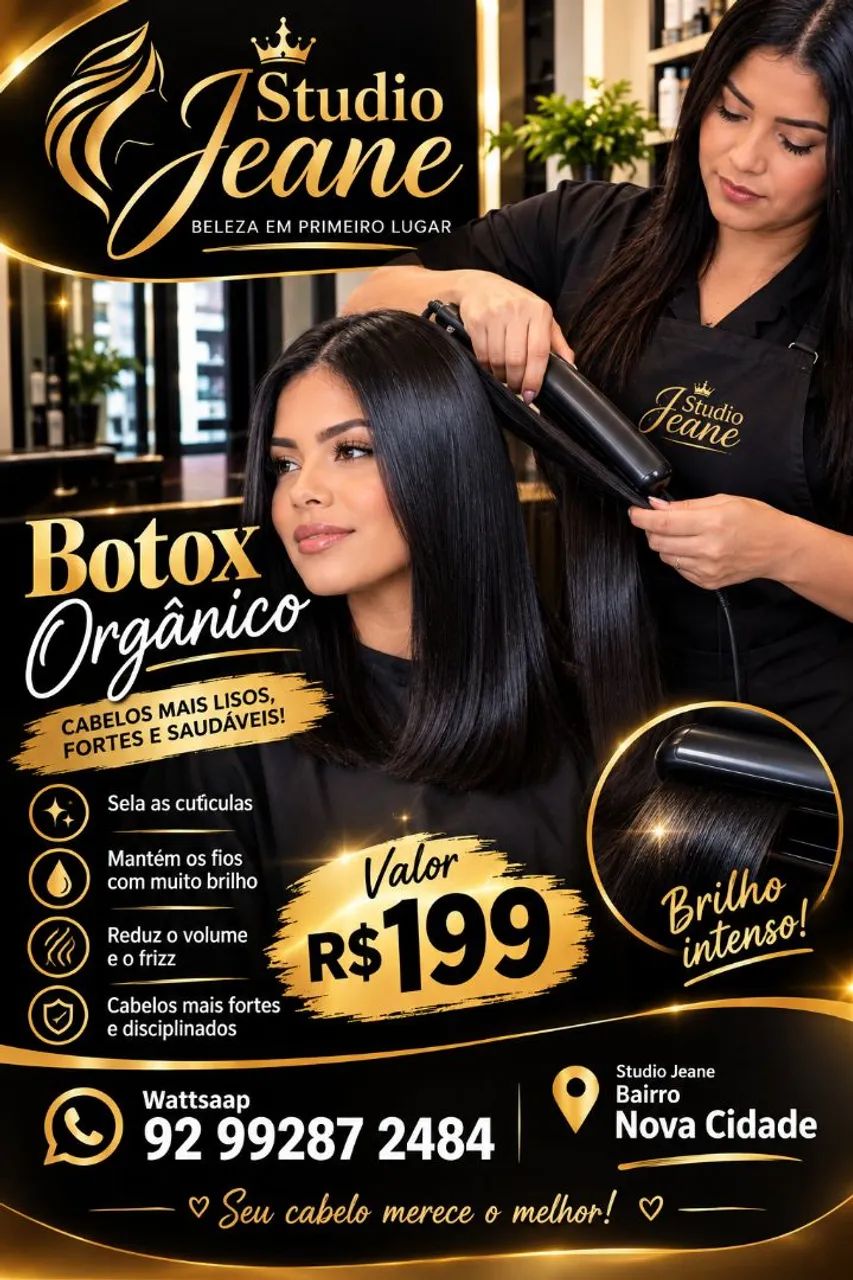 Botox orgânico capilar 