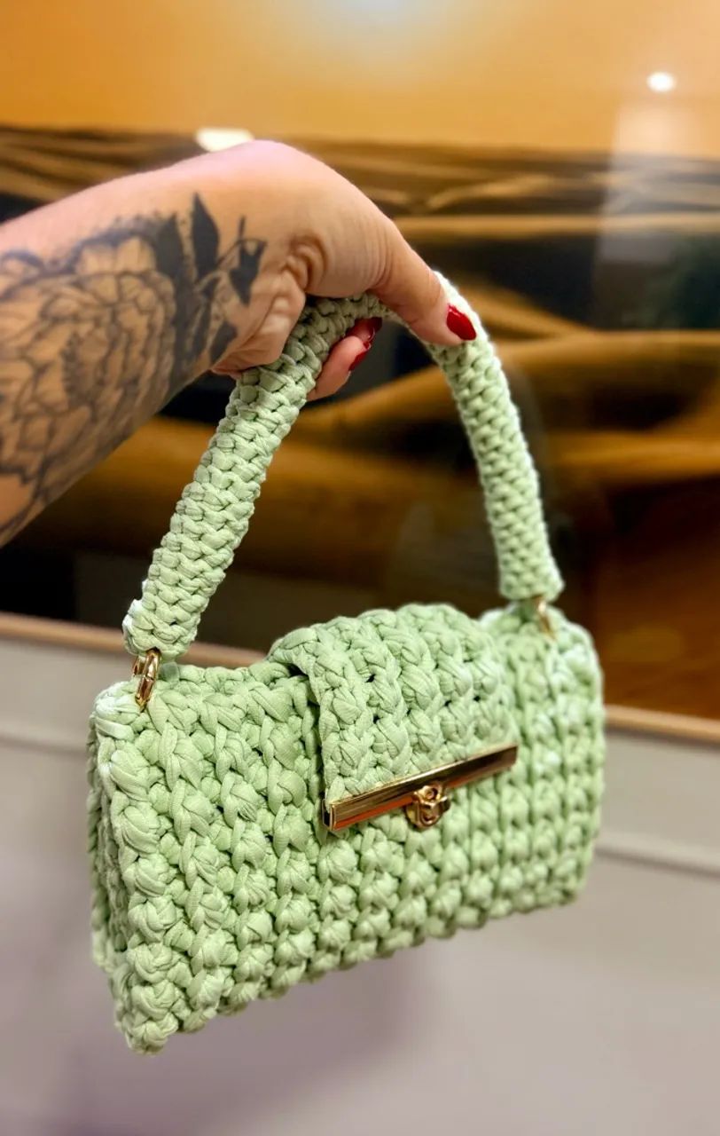 Bolsa em crochê 