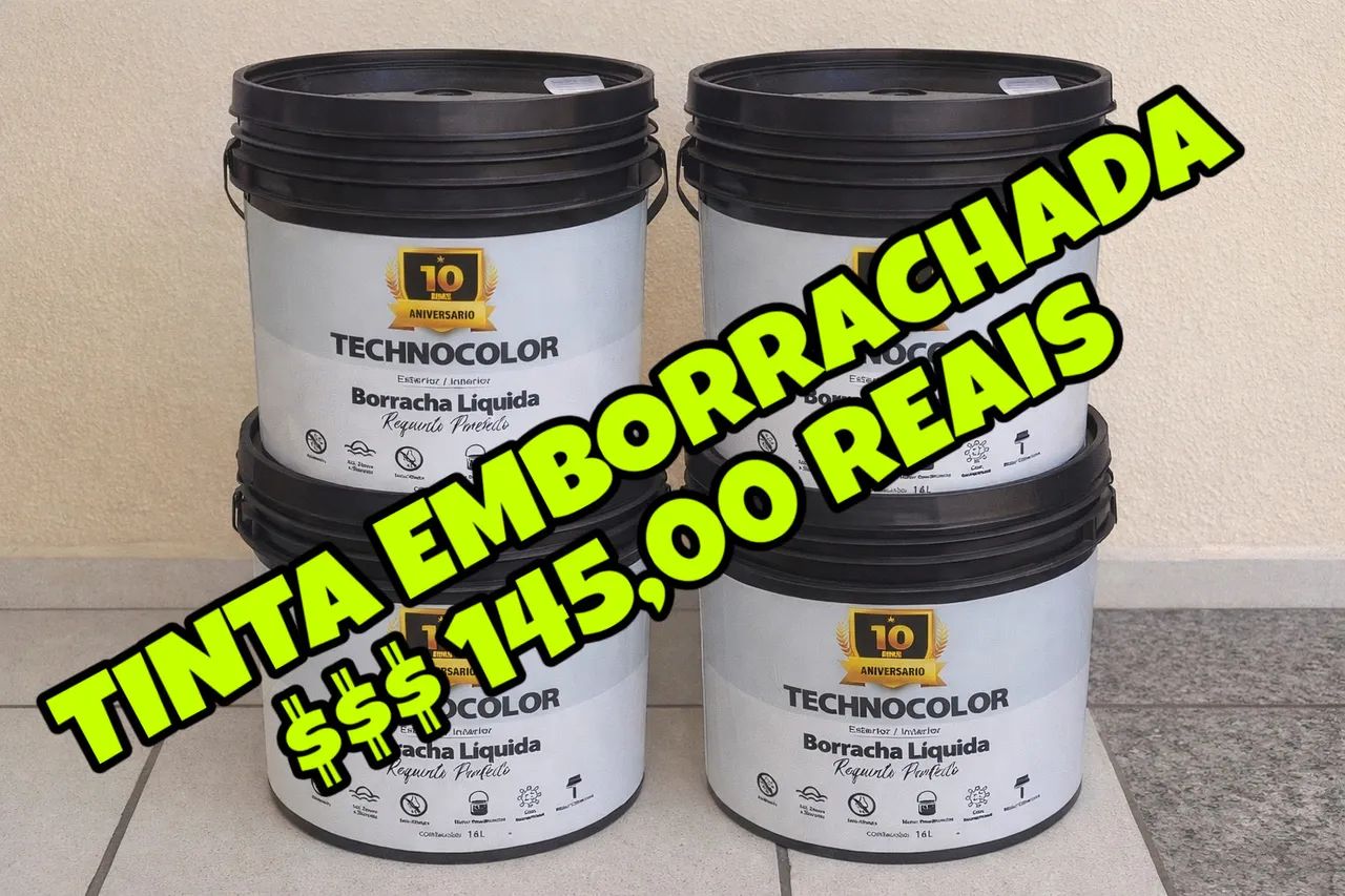 Rubberized Paint – Special Limited-Time Price $$$ 145 BRL – Delivery Fee $$ 45 BRL