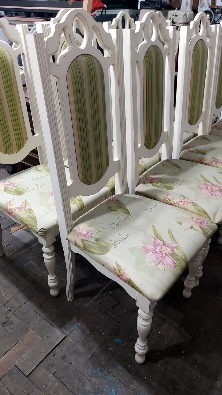 Cadeiras madeira antiga  - Foto 5