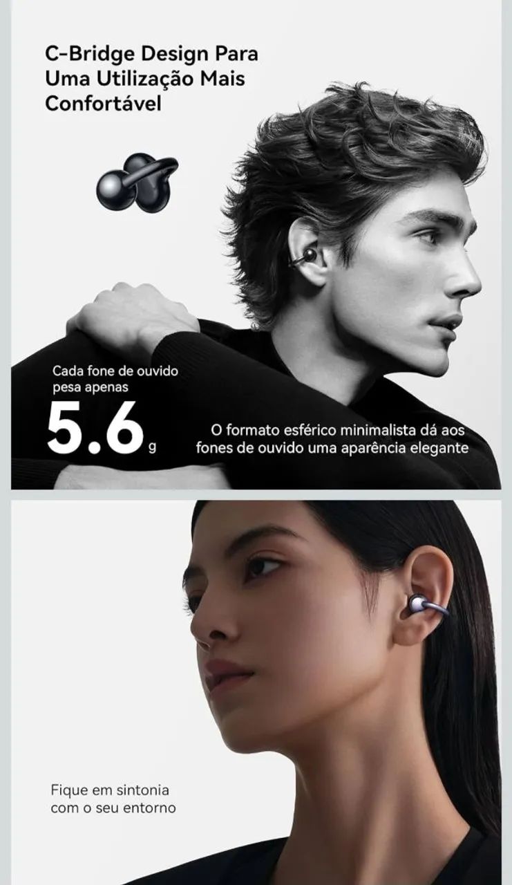 Fone HUAWEI FreeClip - Foto 3