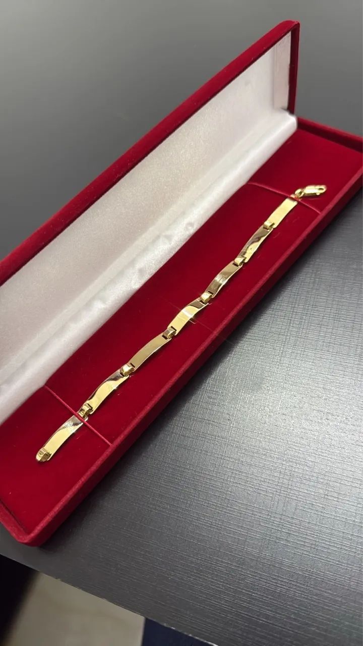 Pulseira de ouro 18k.  5 gramas - Foto 3