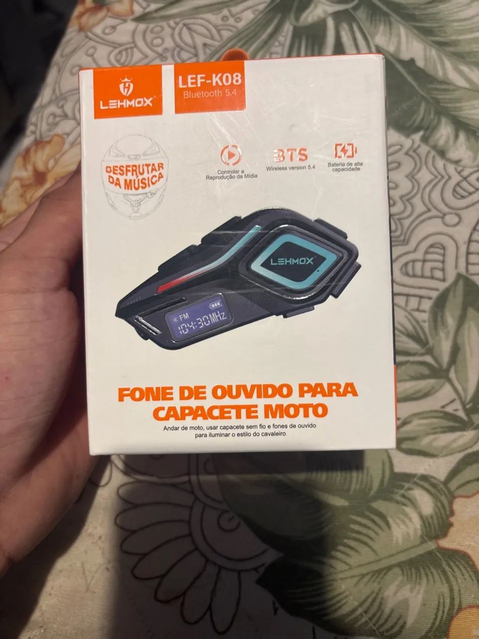 Intercomunicador de capacete com Câmera 