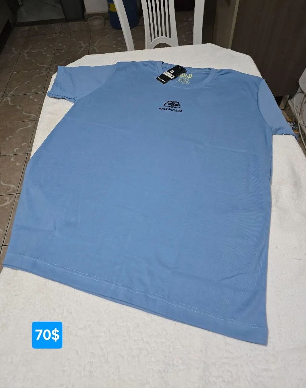 Camisa Grife peruana elastano da Balenciaga GG 