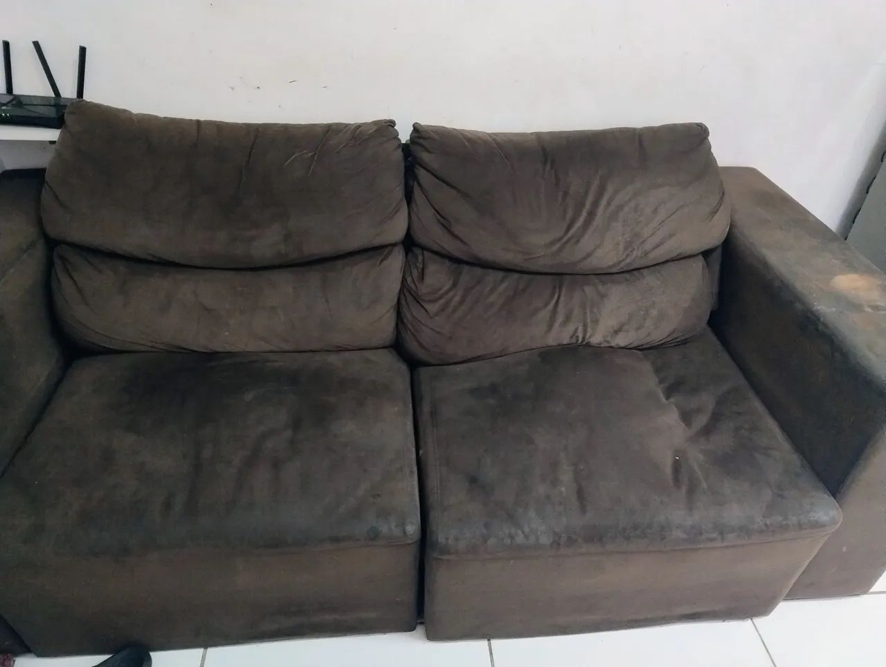 Sofá retrátil e reclinável 