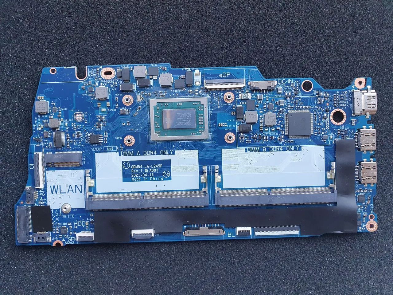 Placa mãe Notebook Dell 3515 Ryzen 5, defeito