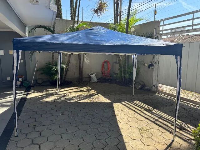 Tenda Sanfonada 3x3 , com 2 paredes  - Foto 2