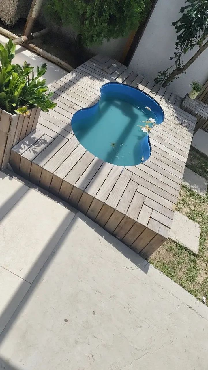 Vendo piscina com deck em madeira  - Foto 3