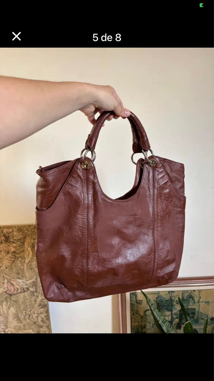 Bolsa arezzo couro  - Foto 2