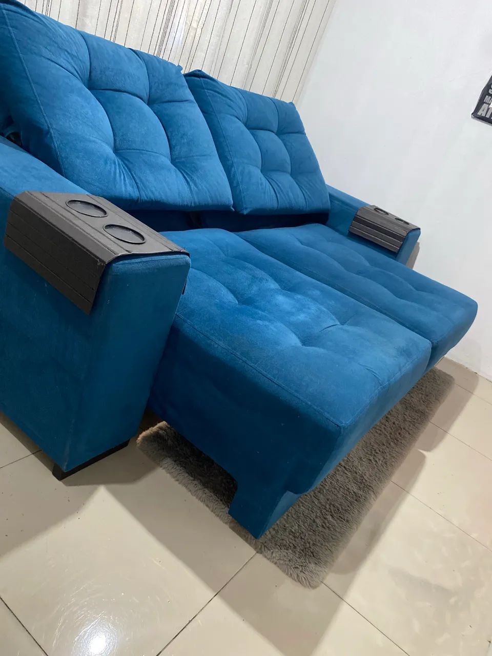 SOFÁ RETRÁTIL E RECLINÁVEL ENTREGO GRÁTIS 