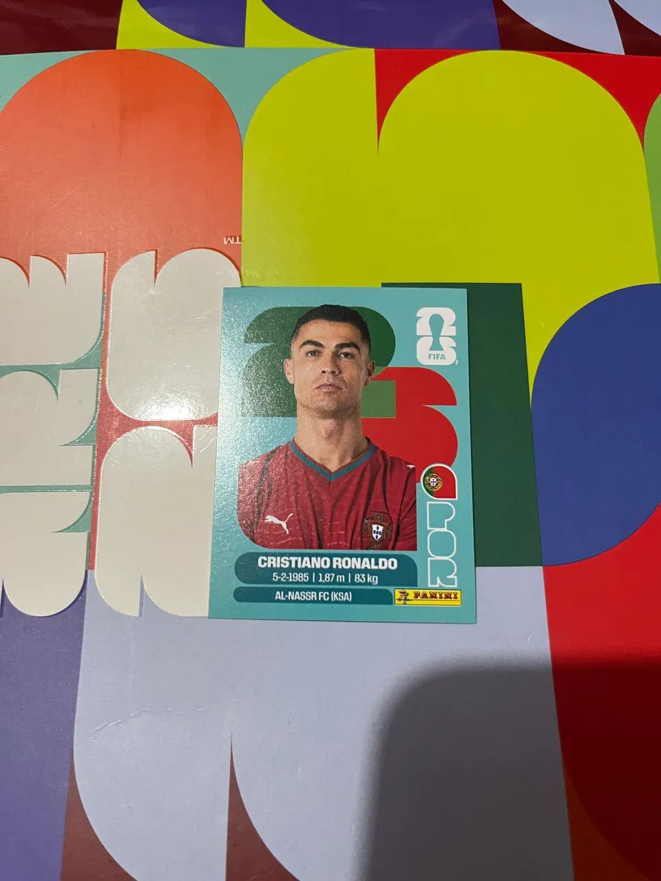 Figurinha Cristiano 2026