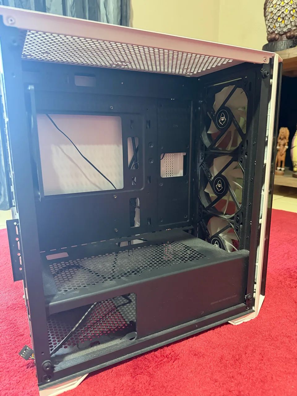 Gabinete Branco com 4 fans  - Foto 4