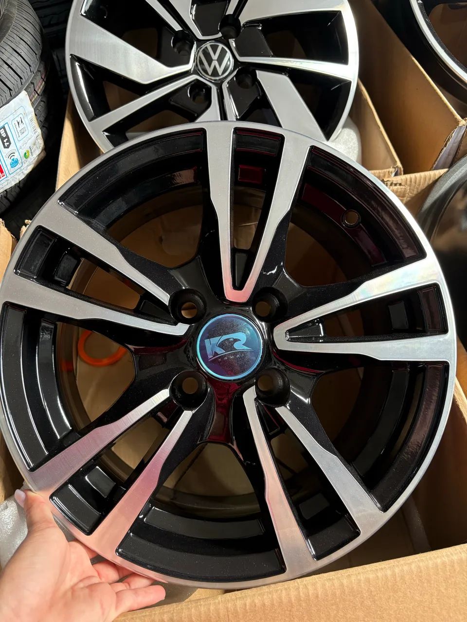 Rodas novas r14 furação 4x100