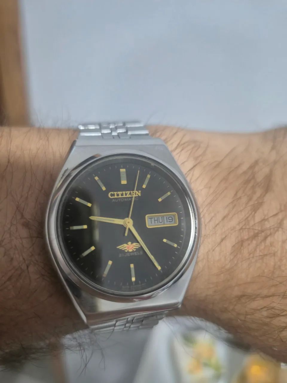 Relógio CITIZEN 7 EAGLE AUTOMÁTICO  PRETO   -   LINDÍSSIMO / IMPECÁVEL