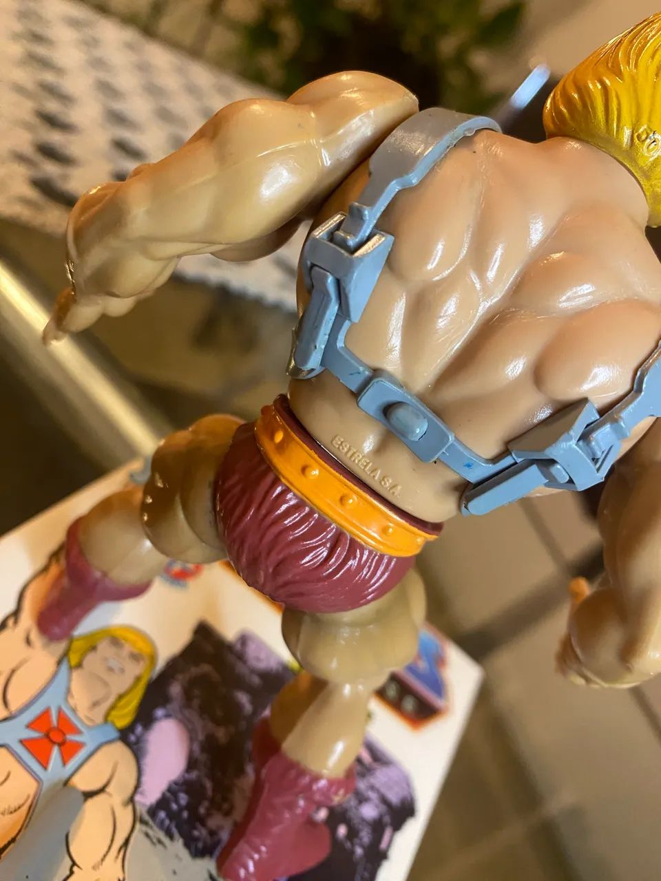HE MAN ESTRELA COMPLETO + GIBI ORIGINAL  - Foto 2