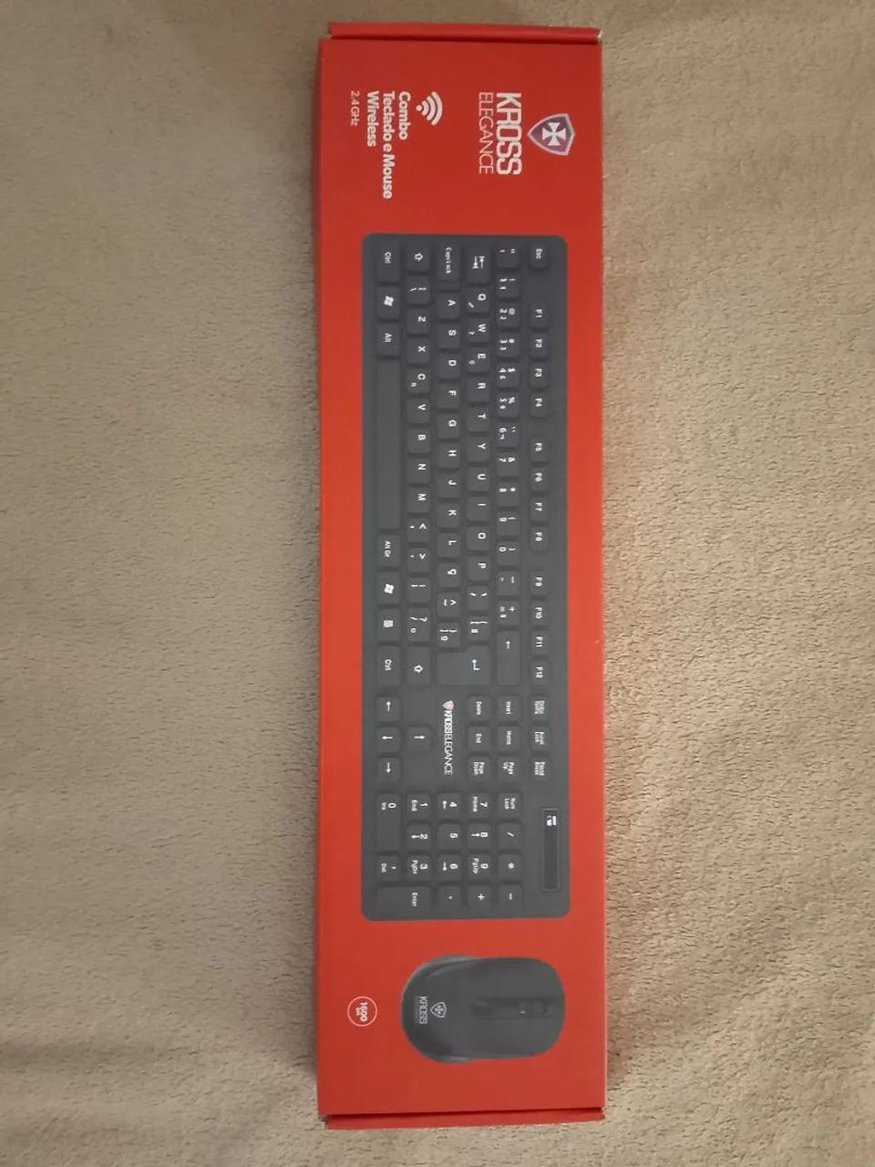 Teclado e mouse sem fio