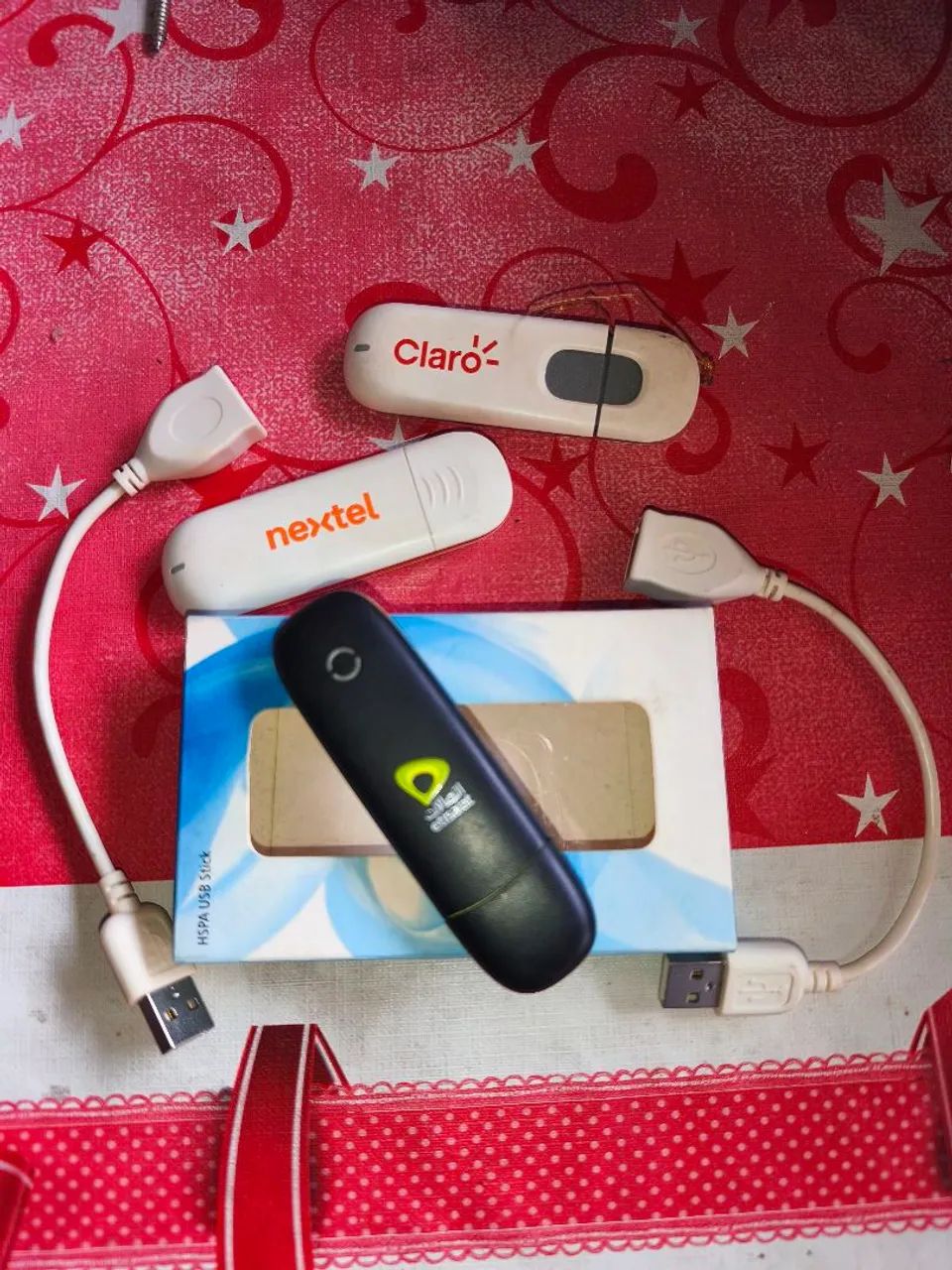 Modem USB com cabo extensor USB 