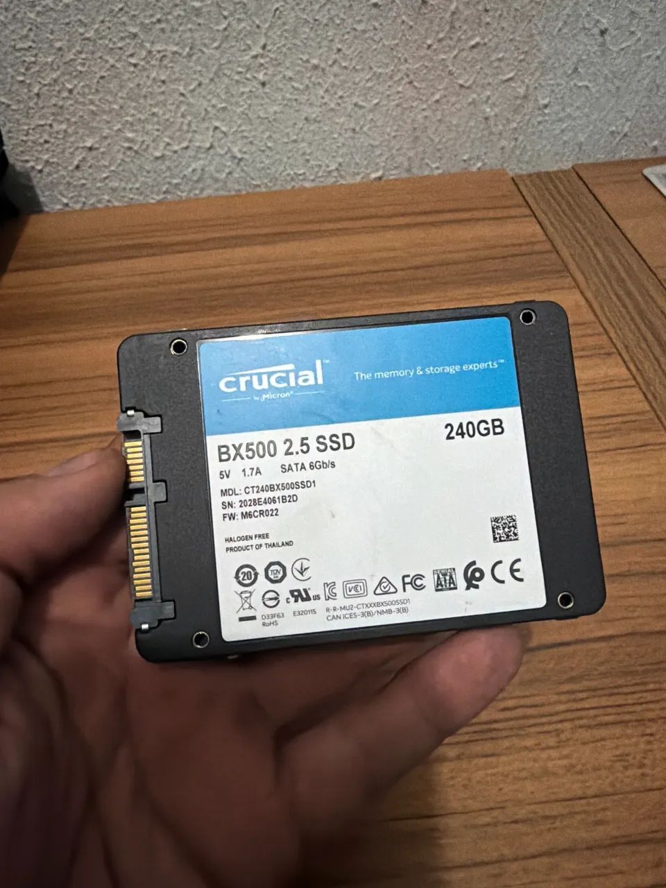SSD crucial 240gb - Foto 2