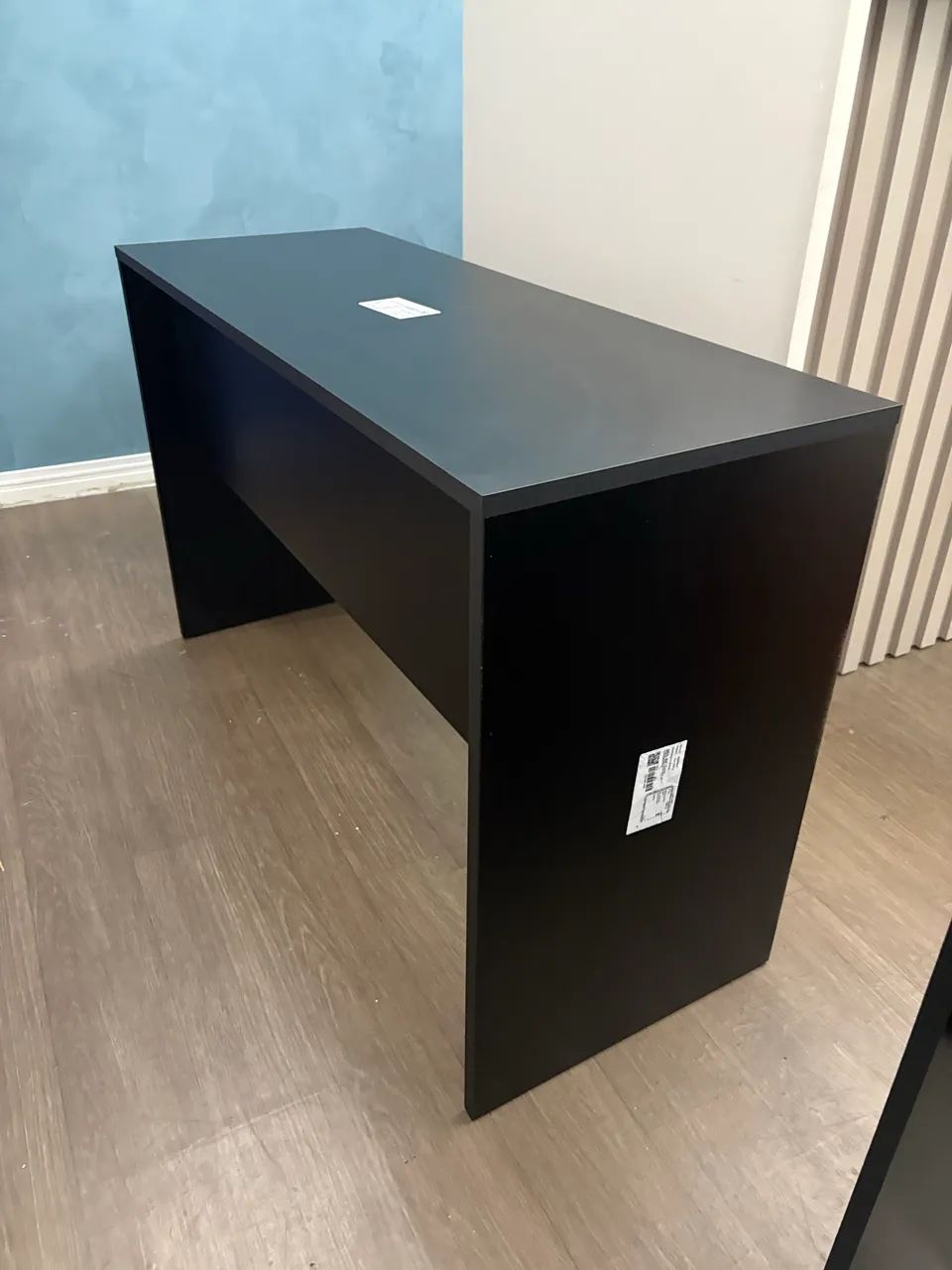 Mesa de escritório preta em MDF 18mm nova!