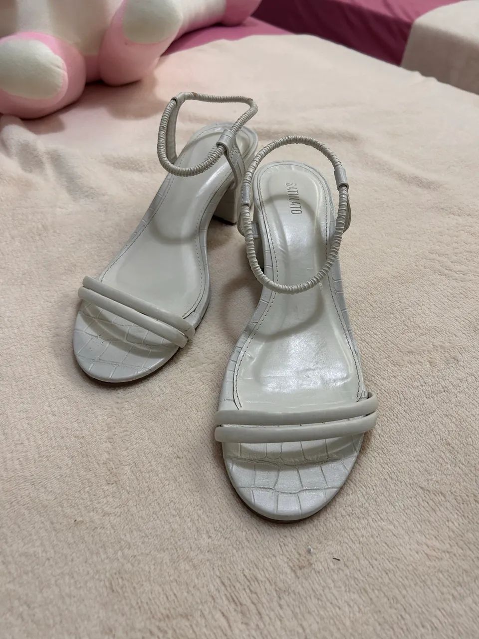 Sapato Alto Branco - Foto 3