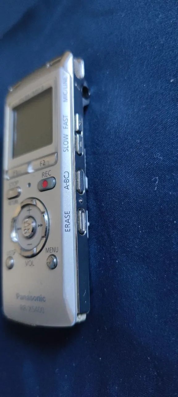 mini gravador digital panasonic 4gb memória expansão com sd - Foto 4