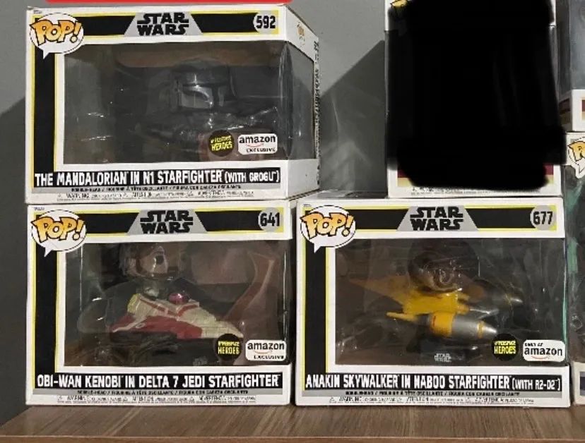 Funkos Star wars - naves starfighter