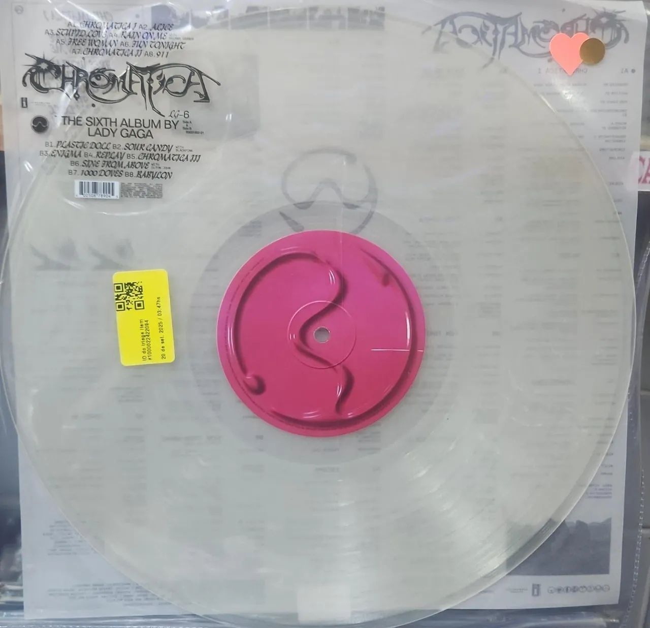 LP IMPORTADO LADY GAGA LACRADO - CHROMATICA - THE SIXTH ALBUM - LP